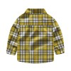 Baby Full Sleeve Shirt - Yellow Check