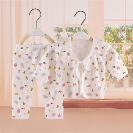 Baby Cotton Suits - White