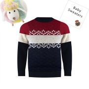 Baby Sweater - Black and Red