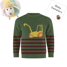 Baby Sweater - Olive