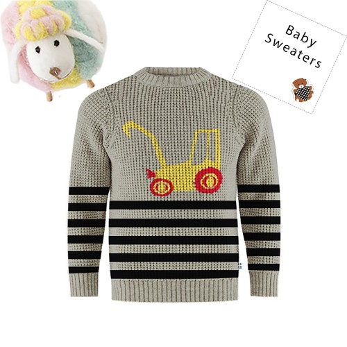 Baby Sweater-Grey Color