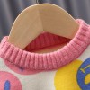 Baby woolen Sweater Smile Printed-Pink Color | at Sonamoni BD
