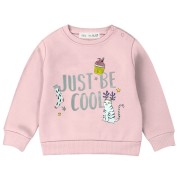 Baby Full Sleeve Sweat Shirt- Cat Pink Color