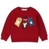 Baby Sweat Shirt Embroidery Work- Red Color | at Sonamoni BD