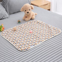 Baby Bed Sheet-30*45cm-Off White Coffee Puppy