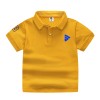 Boys Cotton Half sleeves  Polo T-Shirt  Solid  - Yellow Color