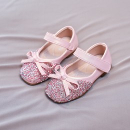 Girls Soft Bottom Princess Shoes - Pink