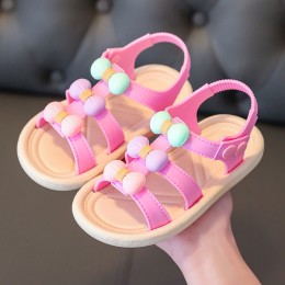 Girls' Summer Soft Bottom Sandals - Pink