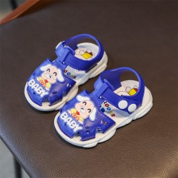 Baby anti-slip soft bottom shoes - Blue