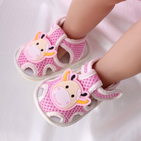 Baby new shoes mesh sandals-Pink