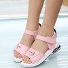 Girls soft bottom princess sandals - Pink | at Sonamoni BD