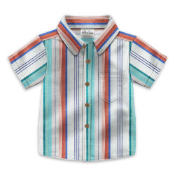 Baby Half Sleeve Shirt - Multicolor