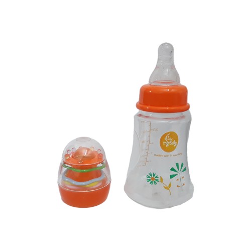My Baby Feeding Bottle 150 ml - Orange | at Sonamoni BD