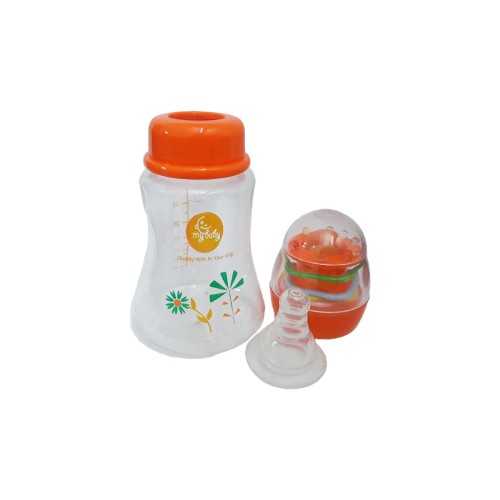 My Baby Feeding Bottle 150 ml - Orange | at Sonamoni BD