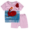 Baby T-Shirt With Shorts Set - Light Pink