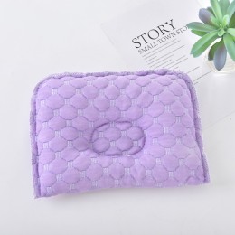 Premium Quality Newborn Baby Head Shaping Pillow - Purple