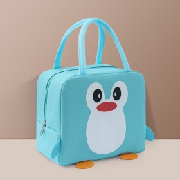 Premium  Lunch Bag with Inner Foil Cover - Sky Blue