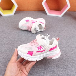Baby Breathable Summer Sports Shoes - White Pink