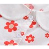 Baby Cotton Frock Lapel Collar - Red Flower | at Sonamoni BD