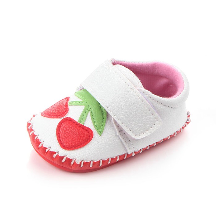 Baby Fashionable Shoes - White cherry