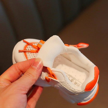 Baby  Hollow  Net Shoes - Orange