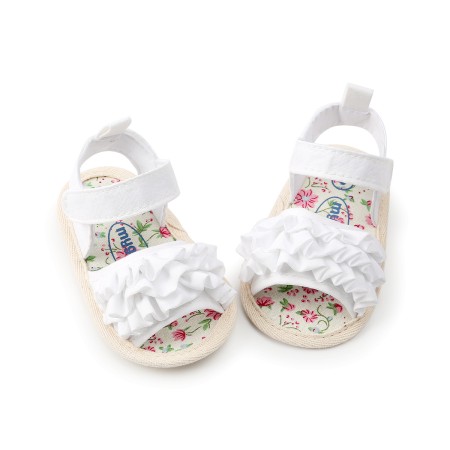 Baby soft soles shoes -  White
