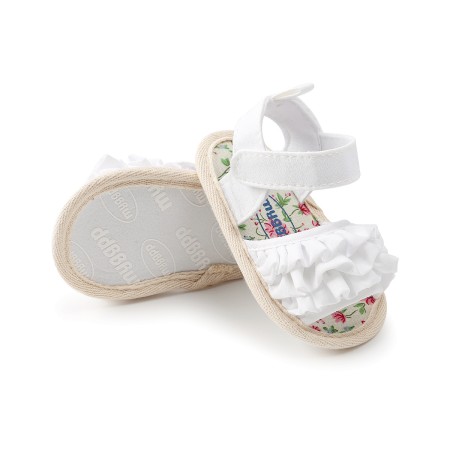 Baby soft soles shoes -  White