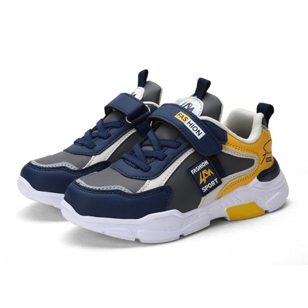 Boys' Casual Sports Shoes - Grey Yellow