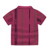 Boys Cotton Half Sleeves Polo T-Shirt - Magenta