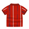 Boys Cotton Half Sleeves Polo T-Shirt - Red