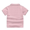 Boys Half Sleeves Polo T-Shirt - Light Pink