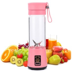 Portable Mini Rechargeable Juicer - Pink