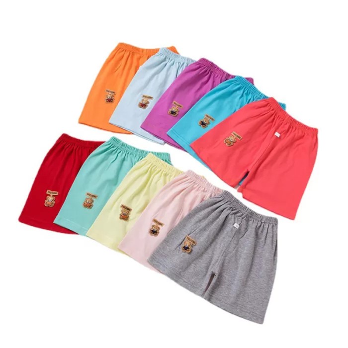 18-24 Month Baby Premium Cotton Shorts Pant (XL) - Multicolor | at Sonamoni BD
