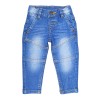 Boys' Full Length Denim Washed Jeans - Blue