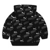 Baby Cotton Knit Full Sleeves Hoodie Printed - Black | at Sonamoni BD