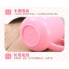 270 ml Double Layer Anti-hot Insulation Cup with Lid - Pink | at Sonamoni BD