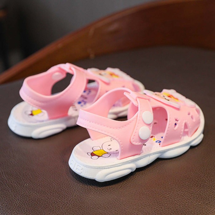 Baby anti-slip soft bottom shoes - Pink | at Sonamoni BD