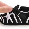 Baby Comfort Fit Casual Sandals - Black White | at Sonamoni BD