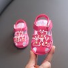 Baby Non-Slip Soft Sandals With Chu Chu Music Sound - Pink Color | at Sonamoni BD
