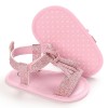 Baby Party Wear Glitter Sandals - Light Pink | at Sonamoni BD