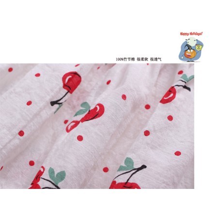 Baby Sleeveless Short Frock and Pant Set - Red Cherry | at Sonamoni BD