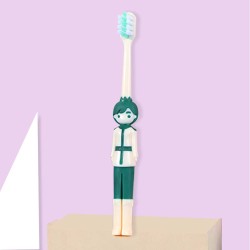 Baby Ultra Soft Bristles Small Head Toothbrush Prince Shape - Moss Green