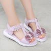 Girls Fashionable Pearl Soft  Sandals-Light Purple | at Sonamoni BD