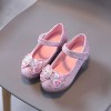 Girls Party Wear Glitter High Heels Belly Shoes - Pink Color | at Sonamoni BD