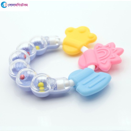 Baby Hand Bell Teether - Blue