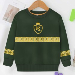Baby Sweat Shirt-Olive Color