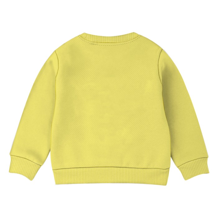 Baby Full Sleeve Sweat Shirt- Cat Yellow Color | at Sonamoni BD
