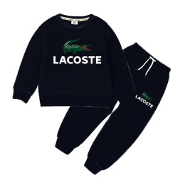 Baby Crocodile Printed Full Sleeve Sweat Shirt and Trouser Set-Navey Blue Color