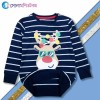 Boys Full Sleeve T-Shirt-  Naby Blue and White Stripe | Full Sleeve T-Shirt | T-shirt at Sonamoni.com