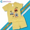 Baby T-Shirt and Shorts Set- Yellow